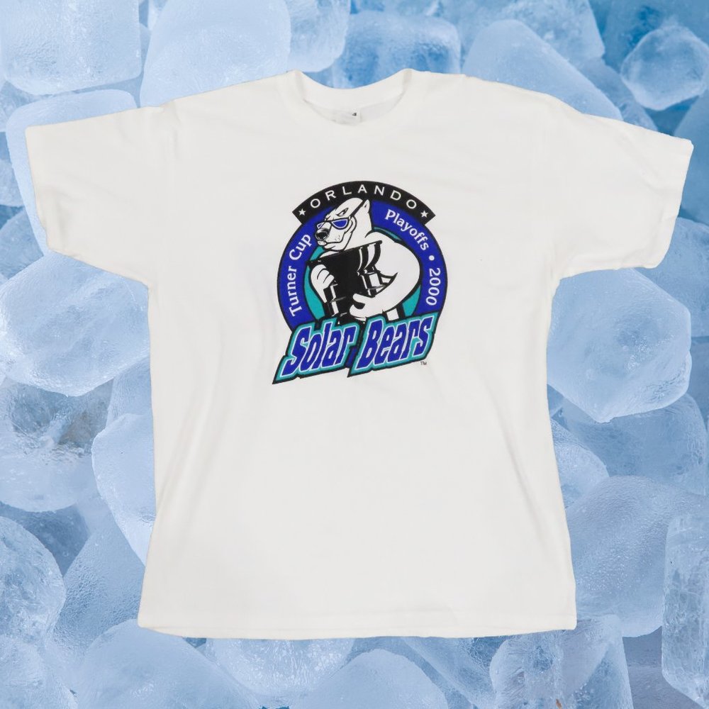 Vintage Mens Orlando Solar Bears Hockey Shirt Xl Gem Vintage mens orlando solar bears hockey shirt xl gem